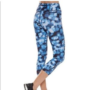 Sweaty Betty Blue and White Patterned Leggings